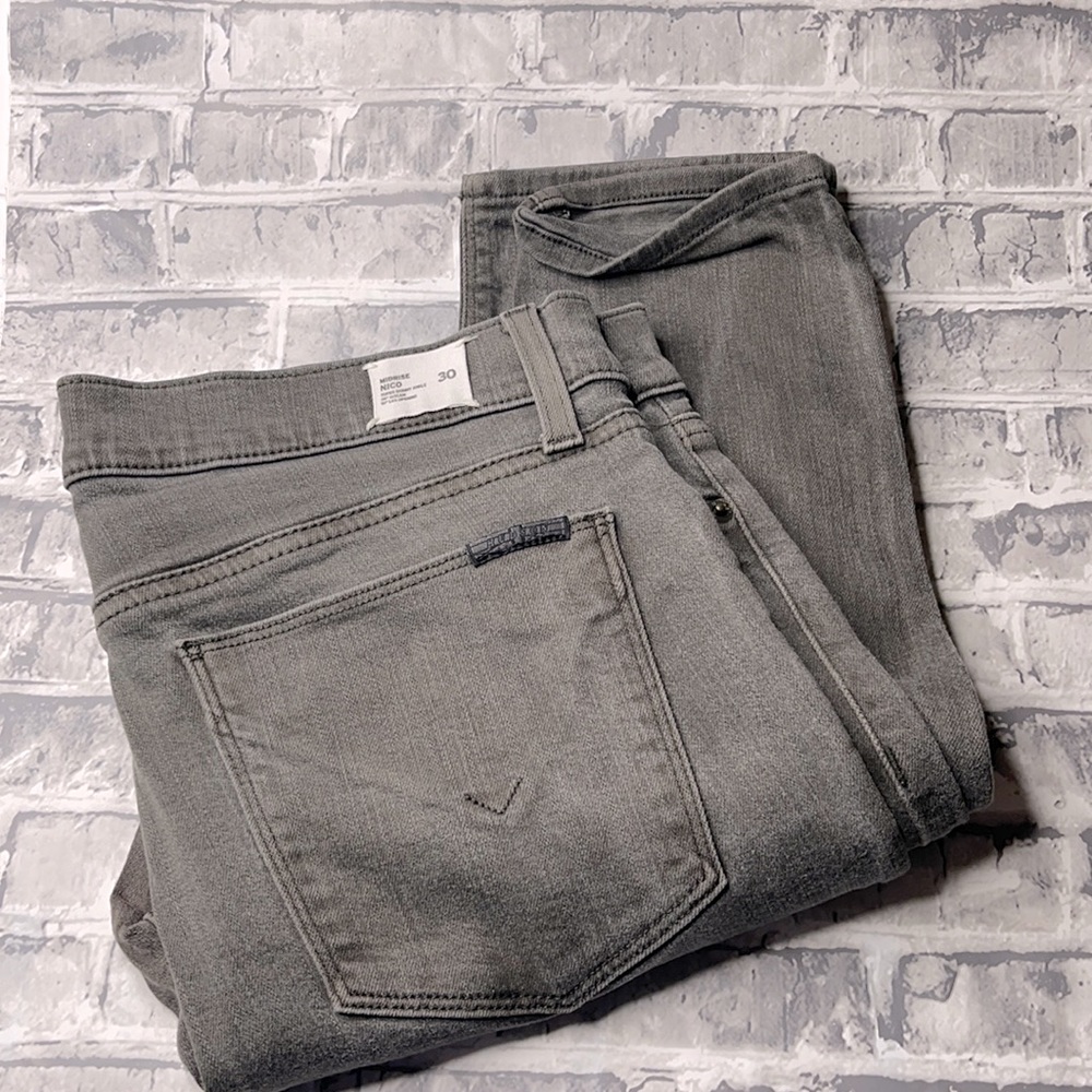 Hudson mid-rise Nico gray/green 30